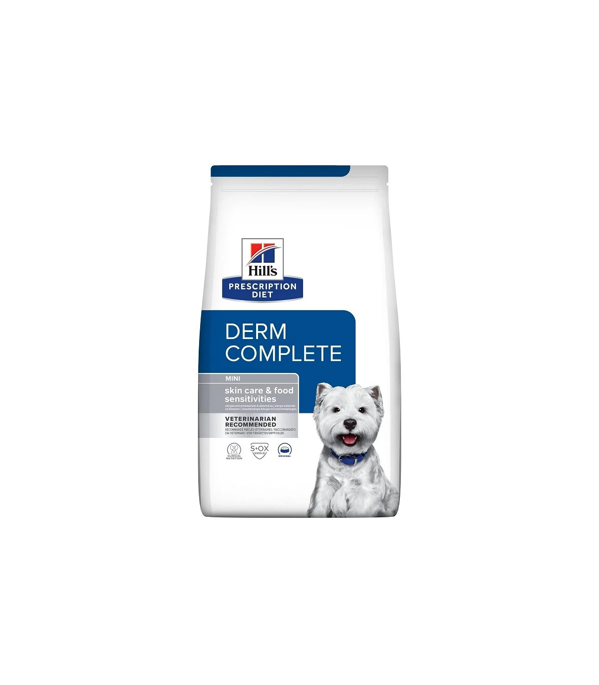 Hill's Cane Derm Complete Mini Skin Care & Food Sensitivities 1 Kg 1 Hill's Cane Derm Complete Mini Skin Care & Food Sensitivities 1 Kg