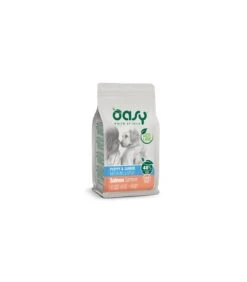 Oasy Cane Puppy & Junior One Protein Medium & Large Salmone 12 Kg