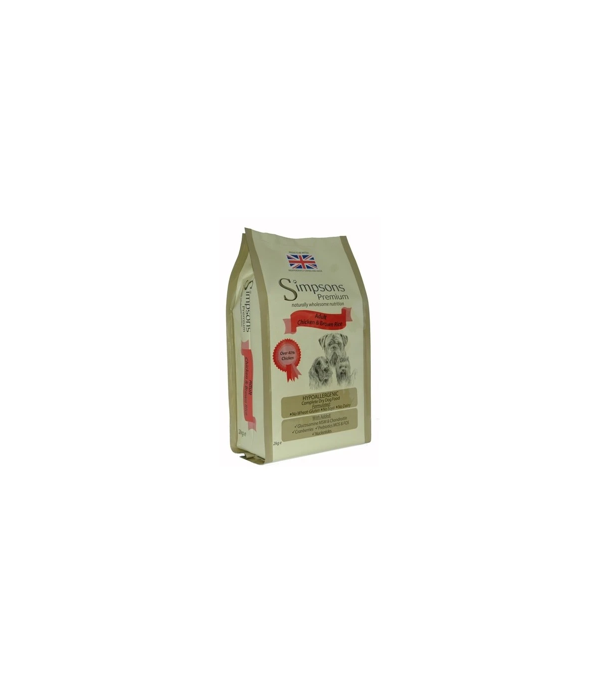 Simpsons Premium Cane Adult Pollo E Riso Integrale 12 Kg 1 Simpsons Premium Cane Adult Pollo E Riso Integrale 12 Kg