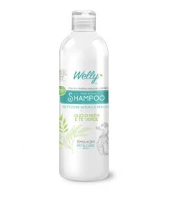 Welly Bio Shampoo Cani Protezione Naturale Olio Di Neem E Te’ Verde 250 Ml